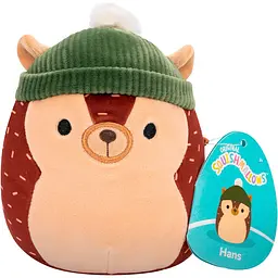М'яка іграшка Squishmallows Їжак Ганс 19 см коричнева (SQHV00031) - мініатюра 6