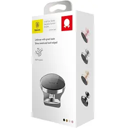 Автомобільний тримач Baseus Small Ears Series Magnetic Bracket Сріблястий - мініатюра 6