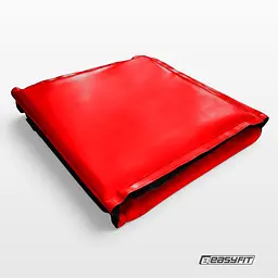 Крос-мат для стрибків EasyFit спортивний складаний (червоний) - мініатюра 9