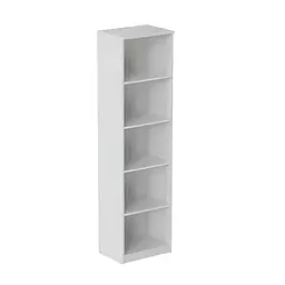 Пенал Анжело Ferrum-decor на 5 полиць 1900x500x380 ДСП Білий 16 мм (FRD-104936)