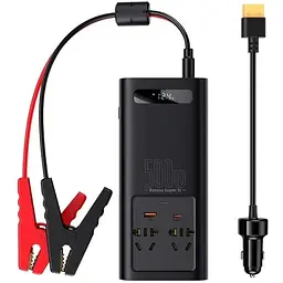 Автомобільний інвертор Baseus Super Si Power Inverter 500W [CGNB000101] [72165] - мініатюра 5
