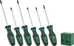Викрутка SL 4мм, PH2х125мм, PZ1х100мм, PZ2х125мм, Т20х100, Т25х100 набір 6шт Bosch hoz0014144 - мініатюра 2