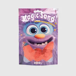Кінетичний пісок Strateg Magic sand в пакеті 39401-6 Червоний (4823113865078)