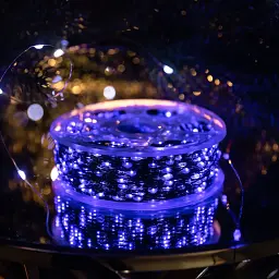 Гірлянда Роса нитка 500 LED довжина 50 м з пультом від мережі зелена, синій GarlandoPro 500L50MGBL - мініатюра 21
