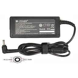 Блок живлення для ноутбуків PowerPlant ACER 220V, 19V 65W 3.42A (5.5*2.1)