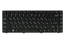 Клавiатура для ноутбука IBM/LENOVO IdeaPad G480 чорний, чорний фрейм (KB311880)