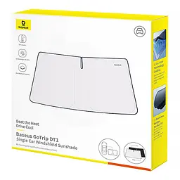 Сонцезахисна парасолька для автомобіля Baseus GoTrip DT1 (C01182) Black - мініатюра 6