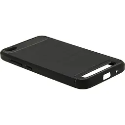 Чохол-накладка Toto Carbon Brush TPU Case Xiaomi Redmi 5A Black - мініатюра 3