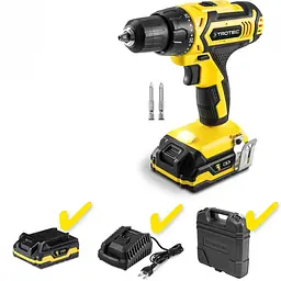 Дриль-шурупокрут Trotec PSCS 11-20V акумуляторний (DAS302794) - мініатюра 2