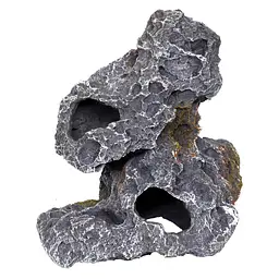 Декорація камінь з отворами Hobby Cavity Stone dark 2 19x15x20 см (40146)