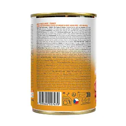 Вологий корм Brit Care Pate & Meat для собак з індичкою 400 г (арт.100074/530298) - мініатюра 2