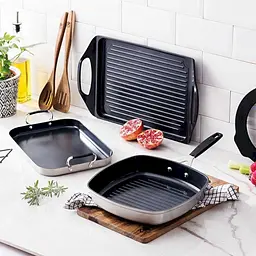Сковорода-гриль Bergner MasterРro Smart 28 х 28 см (BGEU-3771) - мініатюра 5