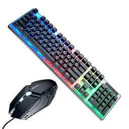 Клавіатура та миша Hoco GM18 Luminous gaming keyboard and mouse set.