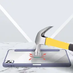 Чохол-книжка BeCover Soft Edge TPU з кріпленням Apple Pencil для Apple iPad Pro 11" M4 2024 Пурпуровий (711716) - мініатюра 5