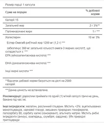 Омега-3 Puritans Pride Fish Oil 1200 мг (360 мг Active Omega-3) 100 softgels - мініатюра 2