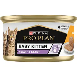 Уцінки. Вологий корм Purina Pro Plan Baby Kitten Healthy Start для кошенят з куркою 85 г (12459008) - мініатюра 3
