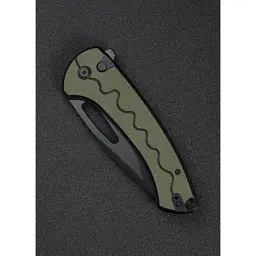 Складаний ніж Sencut Squiggy Drop Point 9Cr18MoV G10 98,9 мм чорний, темно-зелений - мініатюра 11