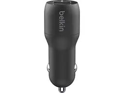 Автомобільний зарядний пристрій Belkin Boost Up Charge Dual USB-A Car Charger 24 W (CCB001BTBK) - мініатюра 4