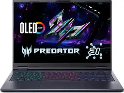 Acer Ноутбук Predator Helios Neo 14 PHN14-71 14.5" 2.8K OLED, Intel U9-285H, 32GB, F1TB, NVD5070-8, Lin, чорний