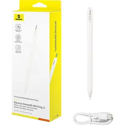 Стилус Baseus Smooth Writing 2 with LED Indicators Wireless Version Moon White (P80015802213-03) [144044] - мініатюра 8