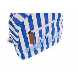 Рюкзак дитячий Childhome My first bag stripes electric blue (CWKIDBSTBL) - мініатюра 5
