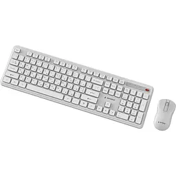 Комплект (Клавіатура та миша) Gembird KBS-WPS-01-W-CYRL White (KBS-WPS-01-W-CYRL) - мініатюра 3