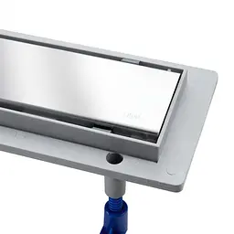 Трап Qtap Dry Tile304-700 лінійний із сухим затвором під плитку 700 мм - мініатюра 2
