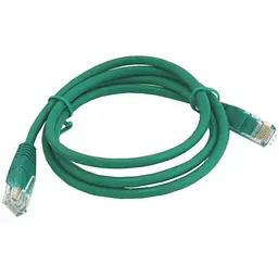 Патч-корд 0.25 м, UTP, зелений, Cablexpert, Cat.5e, CCA, PVC (PP12-0.25M/G)
