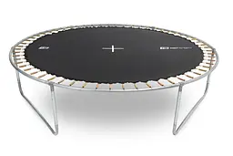 Батут Hop-Sport 10ft (305см) чорно-синій з зовнішньою сіткою (4 ноги) - мініатюра 2