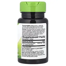 Вітамін А Nature's Way Vitamin A 3000 mcg, 100 капсул для підтримки очей та імунної системи. - мініатюра 2