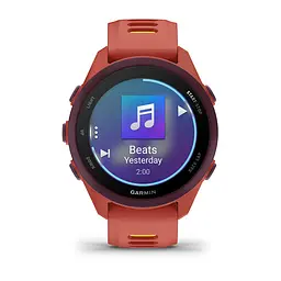 Смарт-годинник Garmin Forerunner 170 Music з рожево-манговим силіконовим ремінцем - мініатюра 2