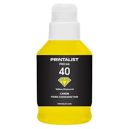 Чорнило PRINTALIST GI-40 для Canon G5040/G6040 190г Yellow водорозчинне (PL40Y)