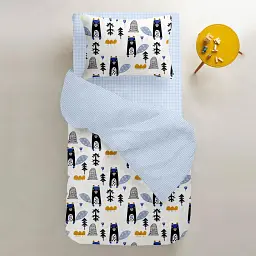 Підковдра дитяча Cosas Castor 110х140 см блакитна (Castor_CellBlue_140q) - мініатюра 4