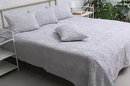 Покривало з наволочками Tessa grey PrimaTeks 160х240 см pbe0042941 - мініатюра 4