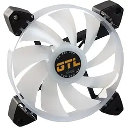 Вентилятор GTL 120 мм Multicolor B3, White/Black (GTL-120LMCB3P ARGB) - мініатюра 2