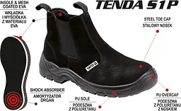 Yato YT-80860 Черевики робочі TENDA S1P раз.47 - мініатюра 3