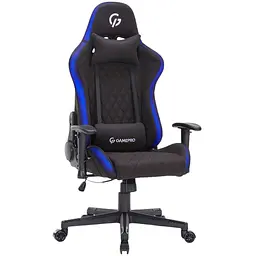 Ігрове крісло GamePro RGB Size L Fabric Black (GC700FB) - мініатюра 3