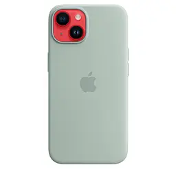Чохол Silicone Case with MagSafe для Apple iPhone 14 Succulent ААА [77423] - мініатюра 2