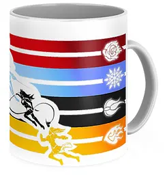 Кружка GeekLand RWBY Червоний, Білий, Чорний, Жовтий RWBY.02.01 - мініатюра 3