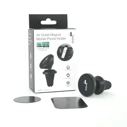 Holder 4you GL4 Black в повітропровід, потужний магніт 360° - мініатюра 1