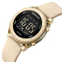 Наручний годинник жіночий Naviforce Party Золотистий (3245) - мініатюра 2