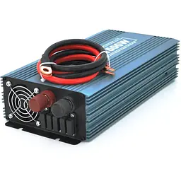 Інвертор напруги Mexxsun MXS-1500, 12V/220V, 1500W з модифікованою синусоїдою, 2 Shuko, клемні дроти, Q6 - мініатюра 2
