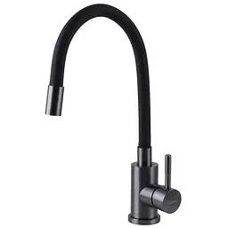Змішувач для кухні Globus Lux Alpen SBT1-203SB-GP Графіт - мініатюра 8
