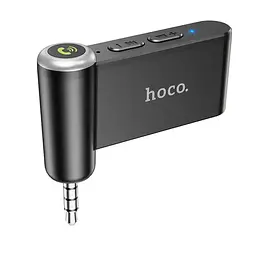 Бездротовий аудіо адаптер Bluetooth-ресівер HOCO E58 Magic music car AUX BT receiver чорний