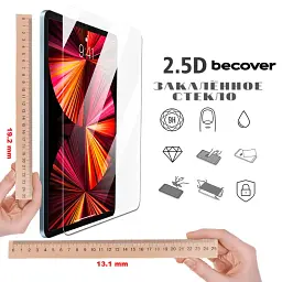 Скло захисне BeCover Apple iPad Mini 6 2021 Clear (706055) - мініатюра 3