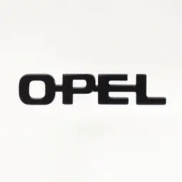 Емблема напис Opel Опель 95х16 мм Чорна (Завод) - мініатюра 2