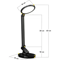 Лампа світлодіодна Mealux чорна (BL-1235 Black) - мініатюра 2