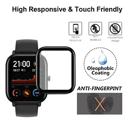 Захисна плівка Amazfeel для смартгодинника Amazfit GTS/GTS2 з рамкою 1 шт. - мініатюра 5
