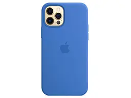 Чохол Apple Silicone Case for iPhone 12 Pro Max HQ Capri blue - мініатюра 6
