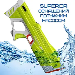 Водний бластер на акумуляторі електричний водяний пістолет з автоматичним насосом Combuy det0018997 - мініатюра 3